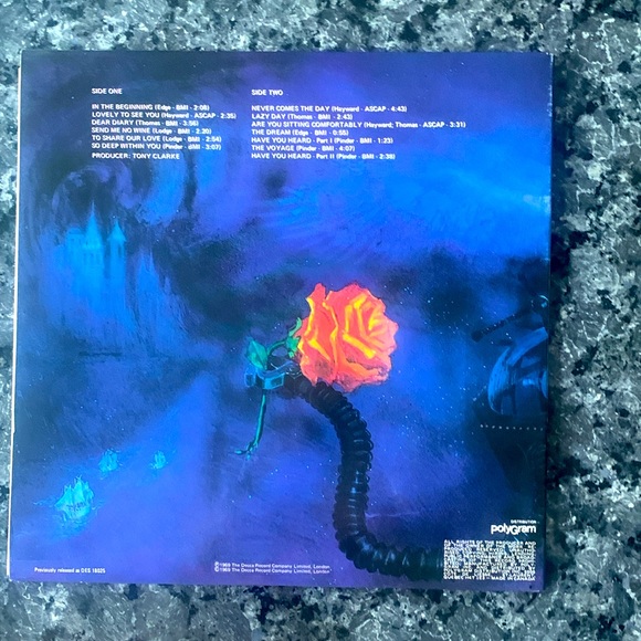 LP vintage Moody Blues “On the Threshold of a Dream” - Picture 2 of 4